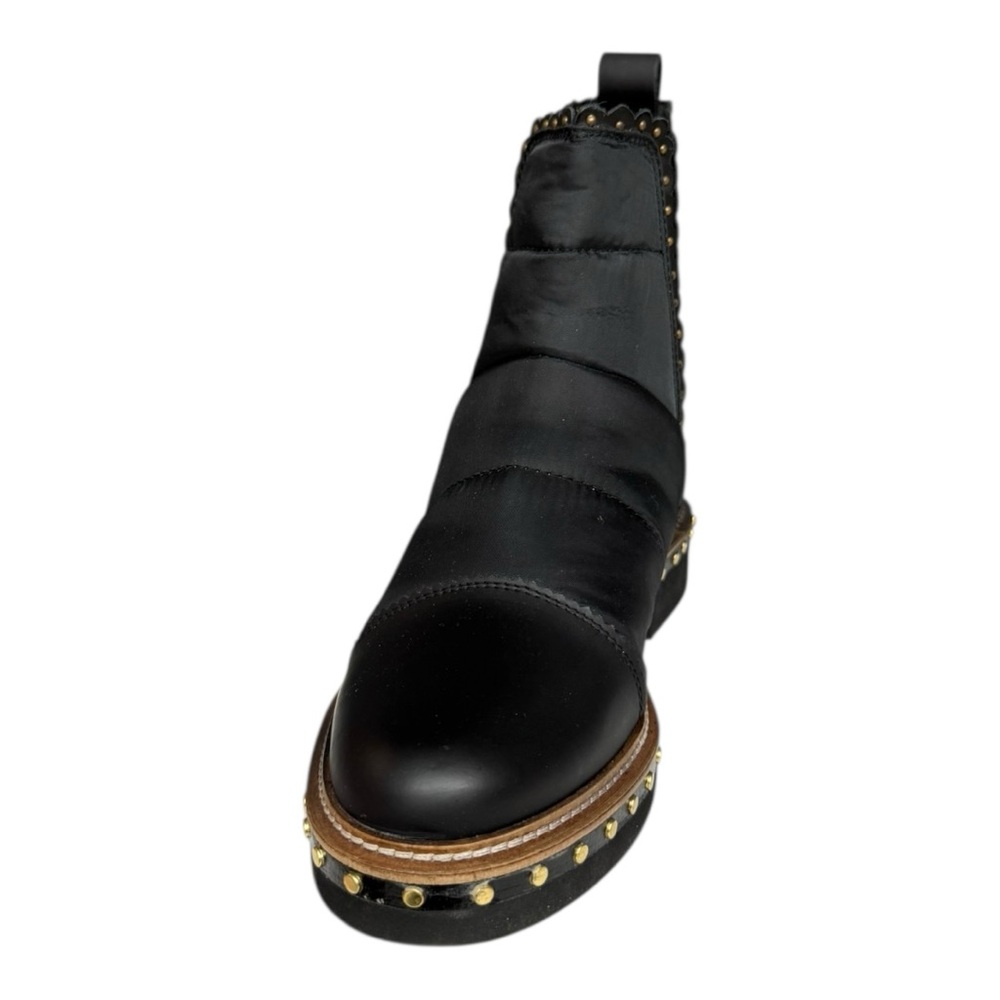 Free People Atlas Puffer Chelsea Boot Black Size 38.5 (US 8) New in Box - Picture 7 of 15